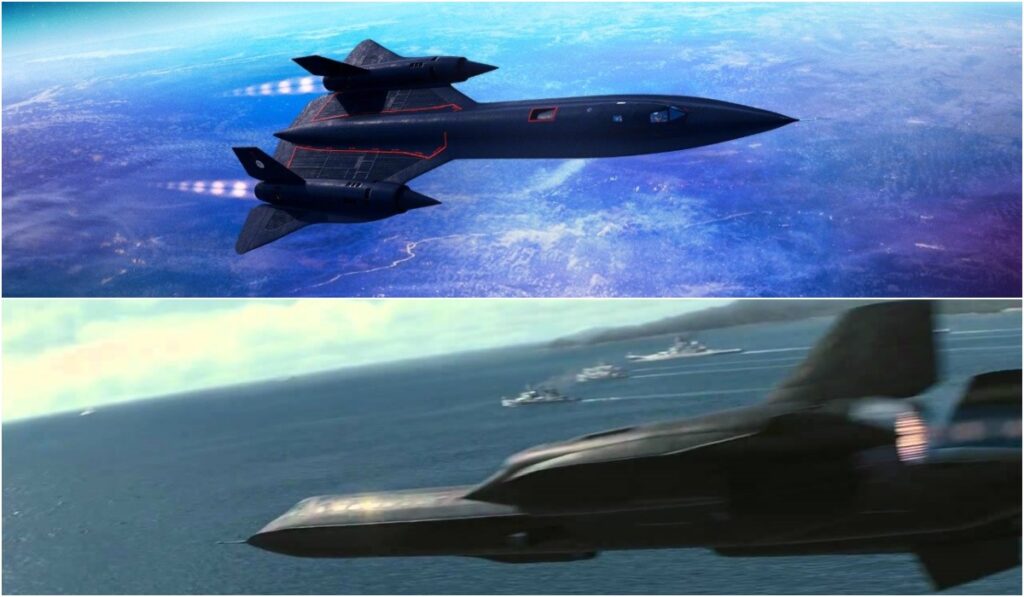 SR 71 Blackbird Vs X Jet